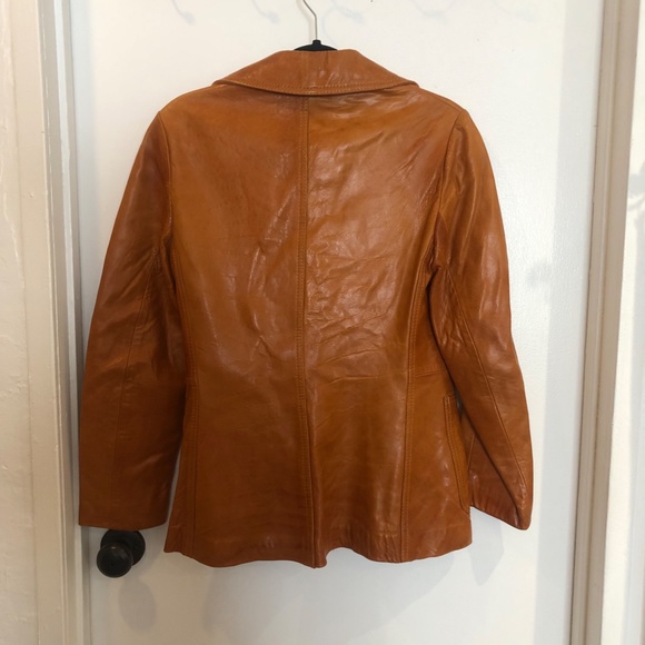 Vintage 70's Beau-Geste Women's Leather Jacket - Picture 2 of 3